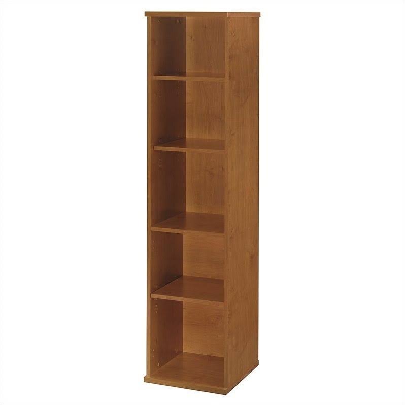 Natural Cherry 5 Shelf Bookcase S9814