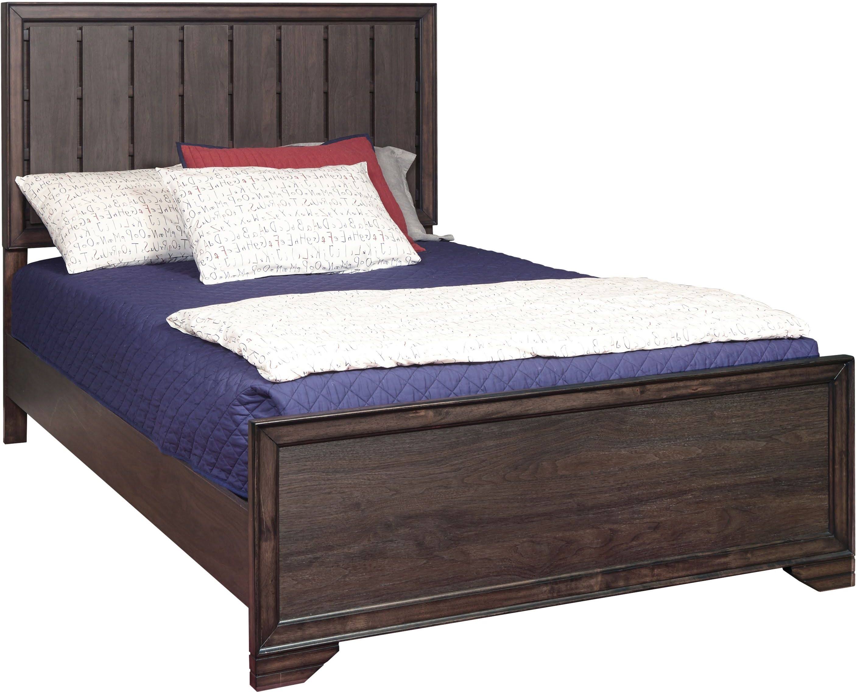 Espresso Brown Full Panel Bed O272