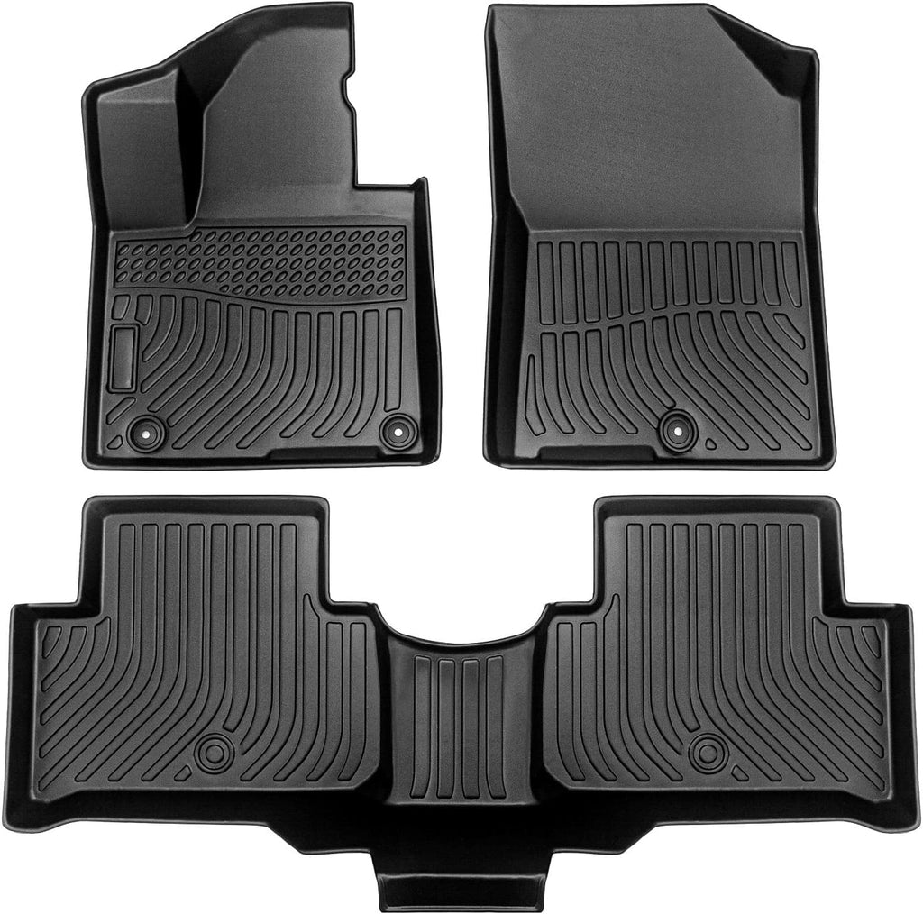 All Weather Floor Liners 1st and 2nd Row Mat Liner Set U2478