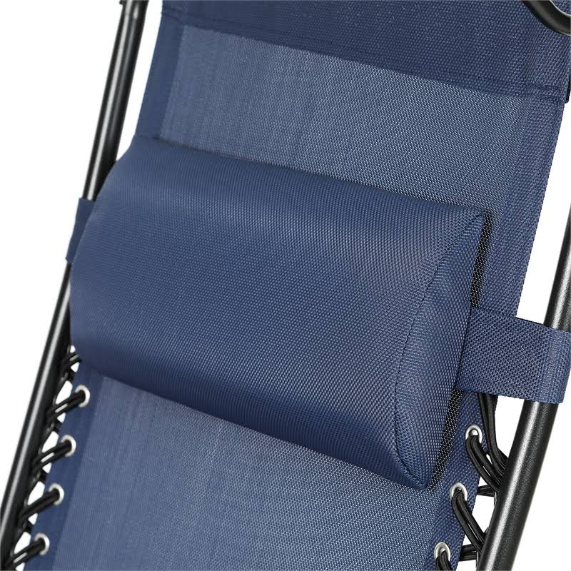 Blue Zero Gravity Chair with Canopy W152339