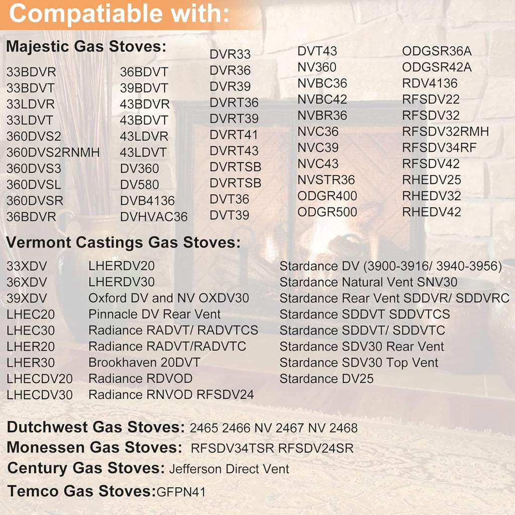 Propane and Natural Gas Pilot Assembly for Fireplace and Stoves W24886