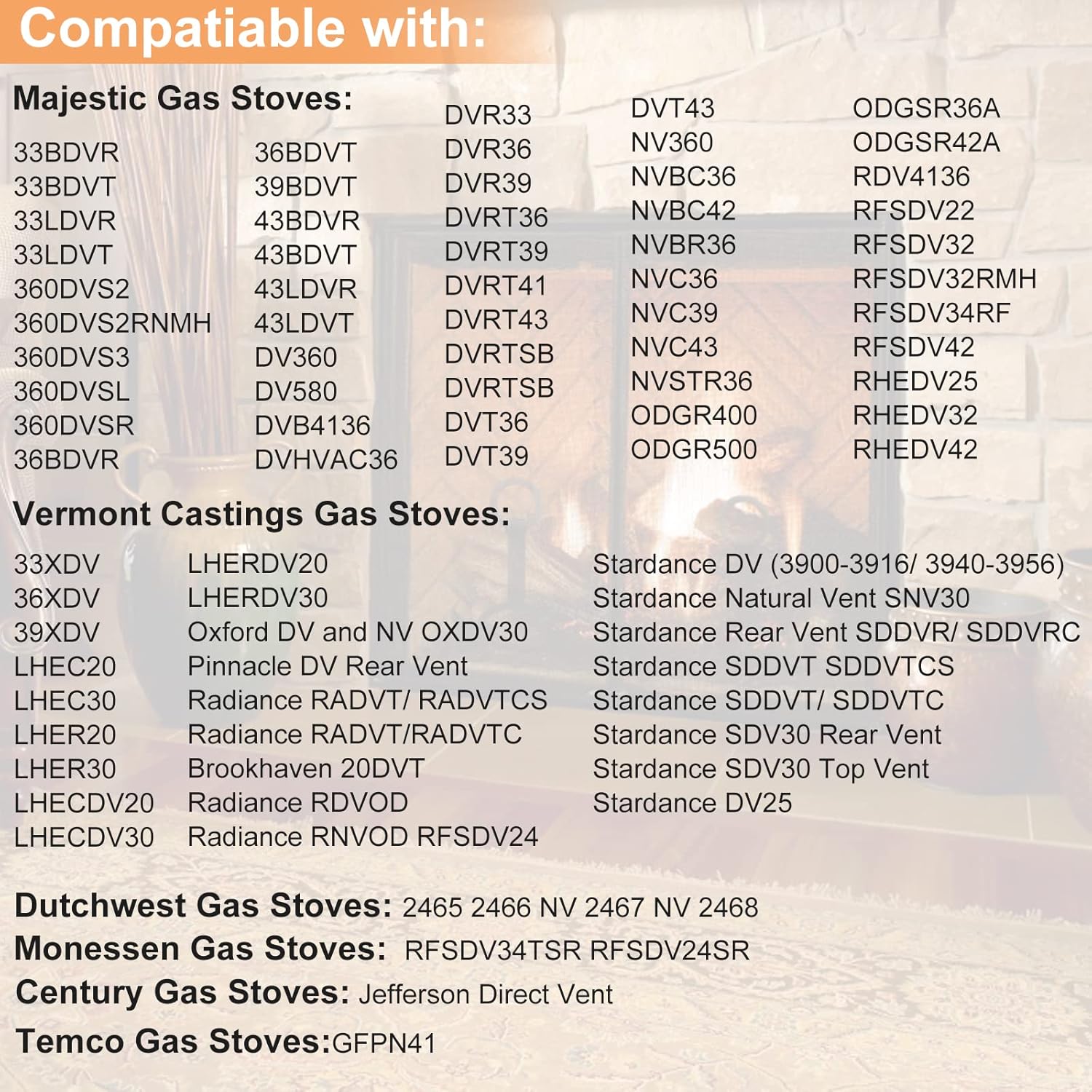 Propane and Natural Gas Pilot Assembly for Fireplace and Stoves W24886
