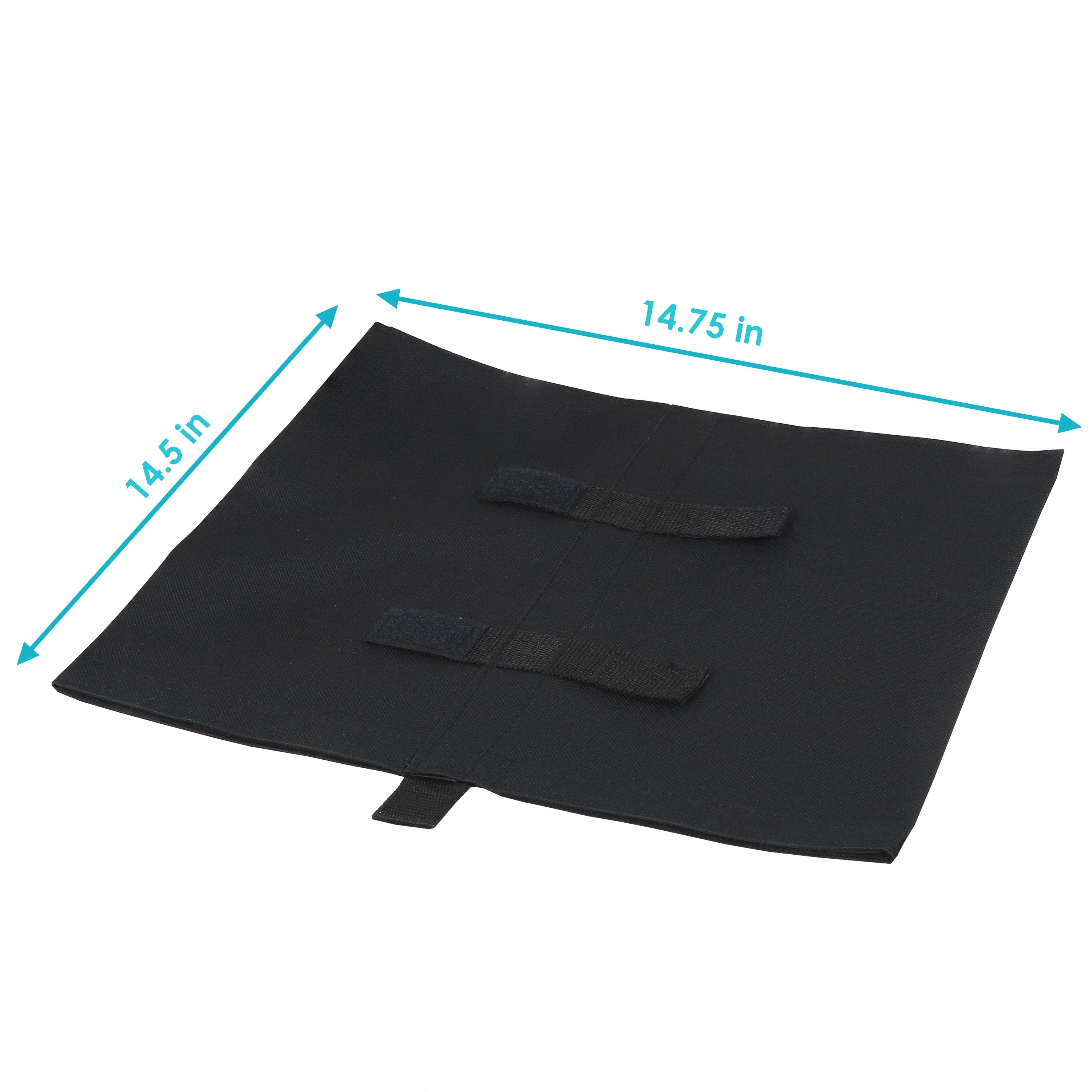 Black Polyester Sandbag Canopy Weights, Set of 4 V817995