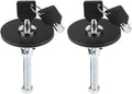 Black Aluminum Alloy Engine Hood Lock Pin Kit C18455