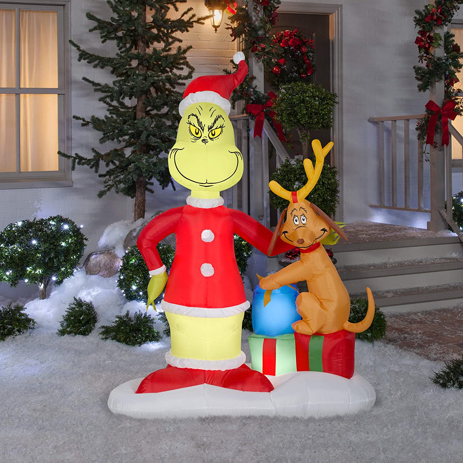 Christmas Airblown Inflatable Scene, 6 ft Tall L39819