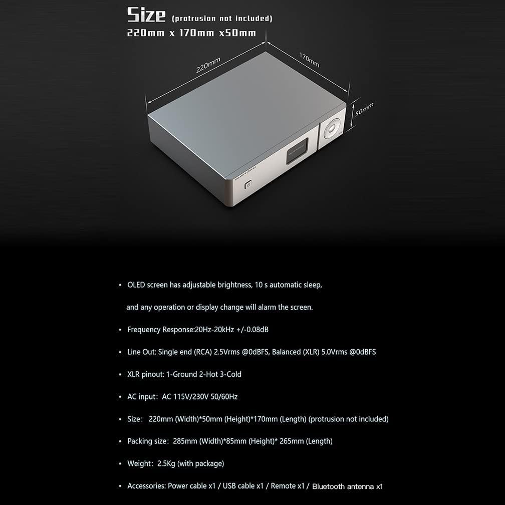Black DAC with Remote Control S928