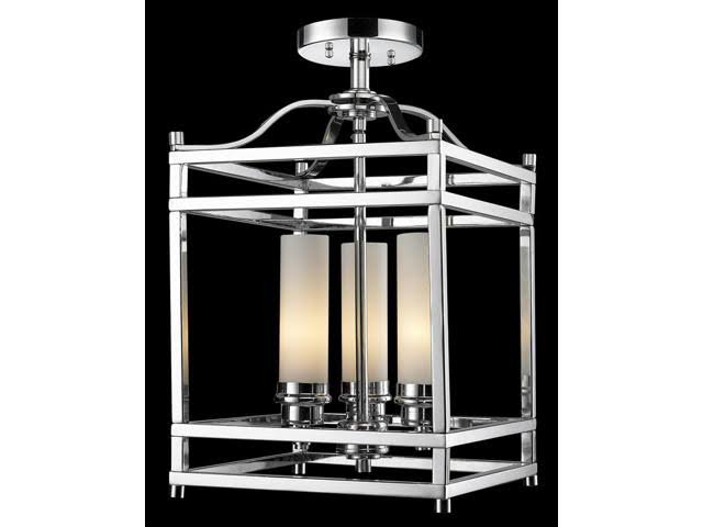 Chrome 3 Light Semi-Flush Mount M59093