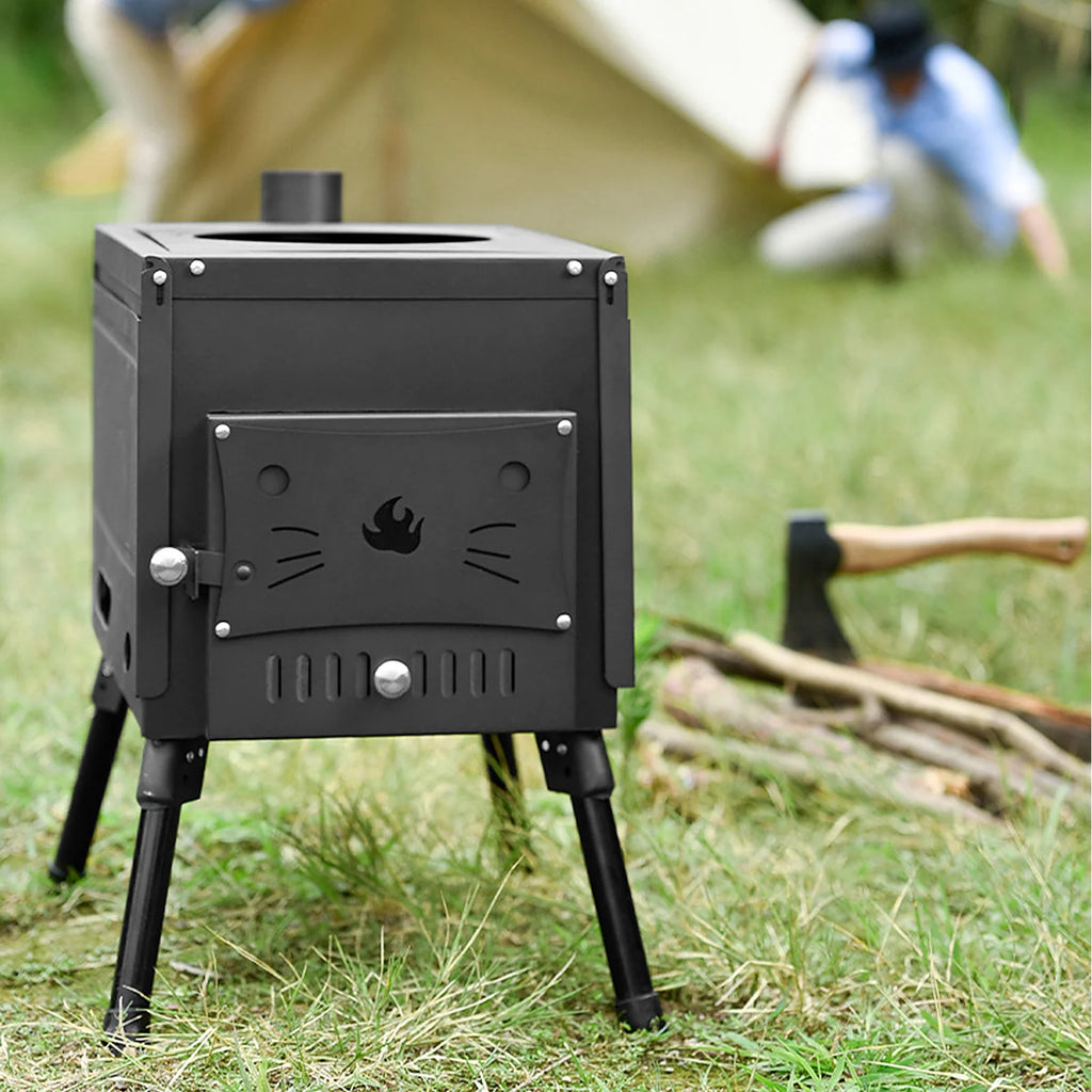 Portable Foldable Wood Burning Camp Tent with Chimney N6799