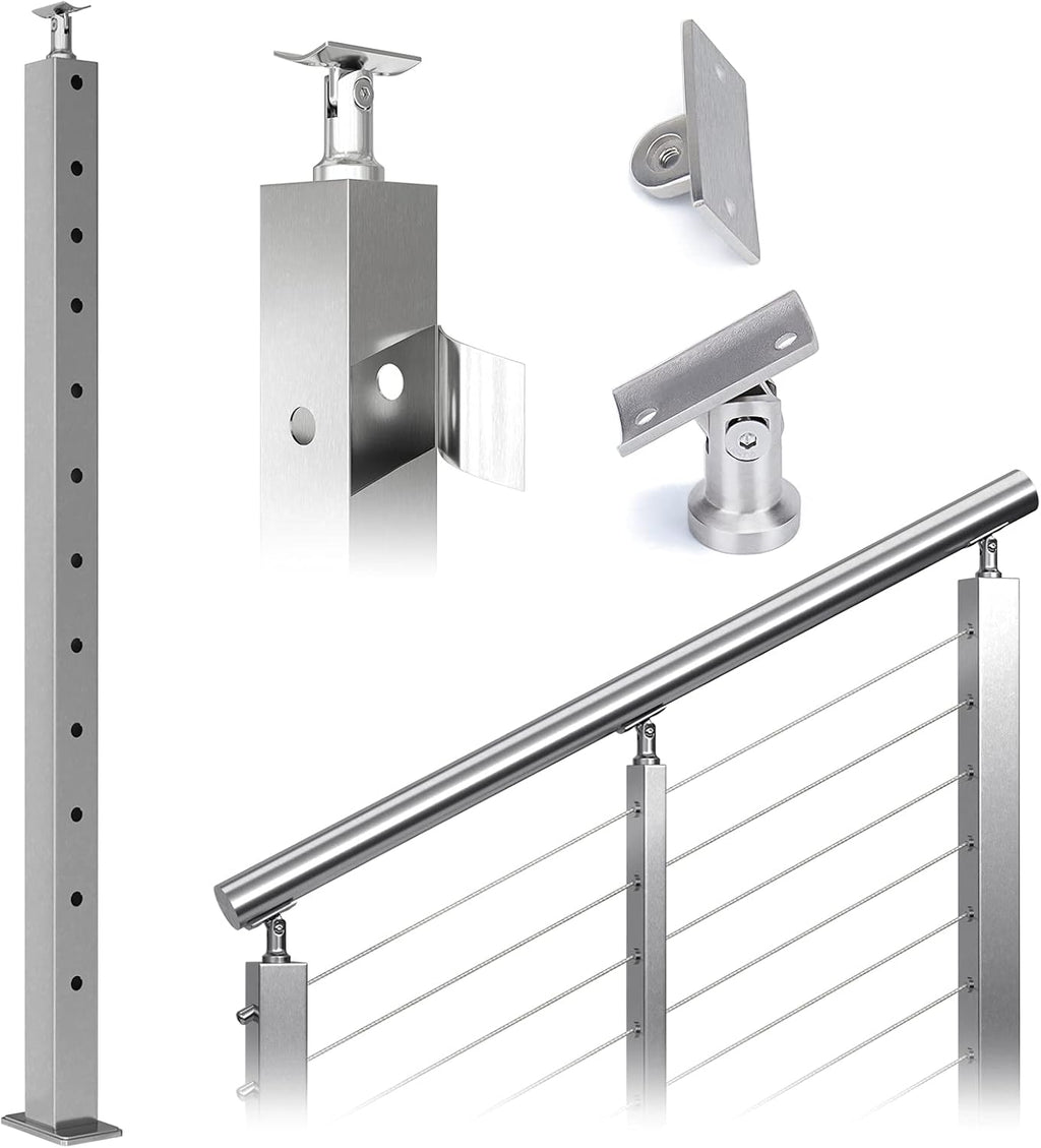 Stainless Steel Brushed Finishing Pre-Drilled Post C3989
