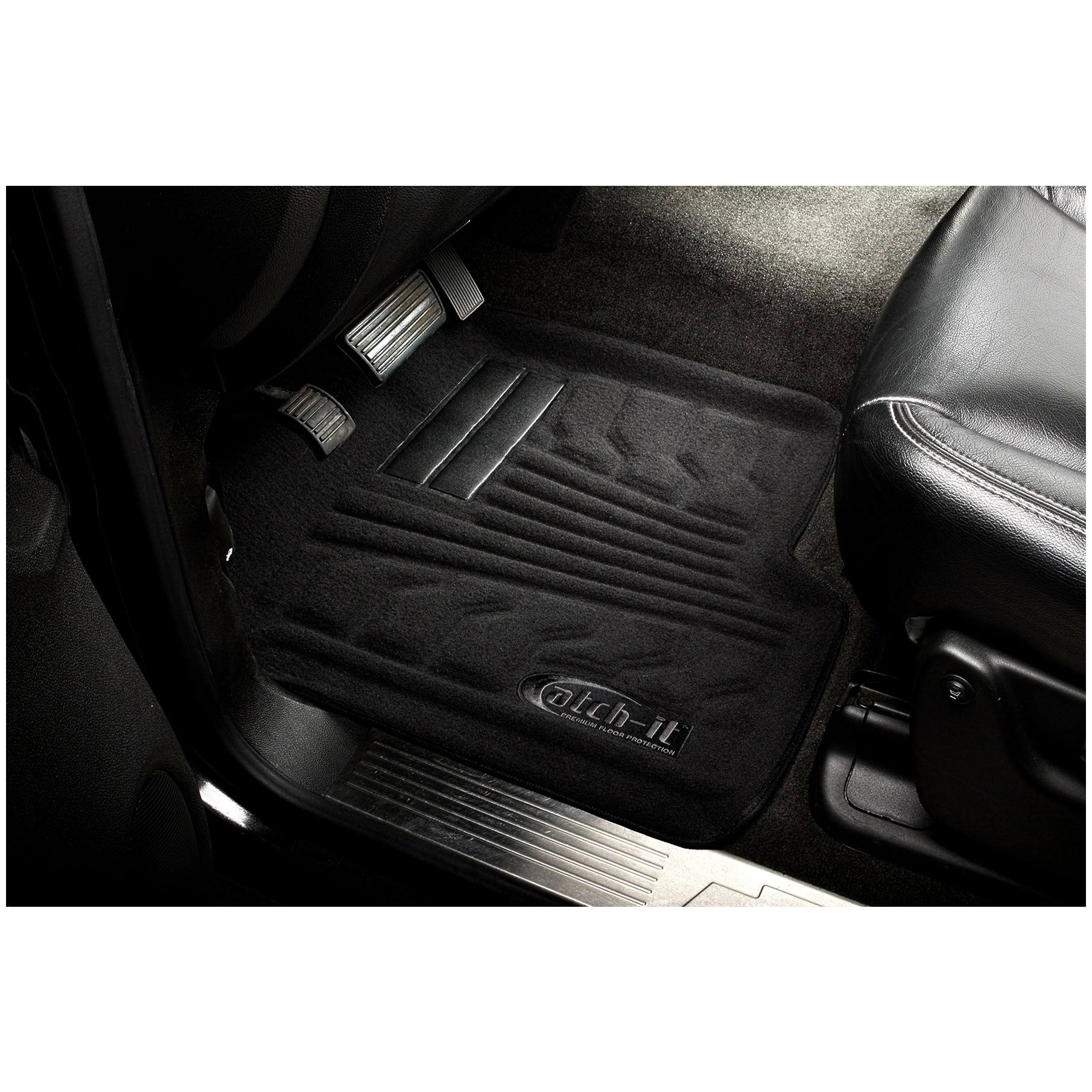 Black Front Carpet Floor Mat L237