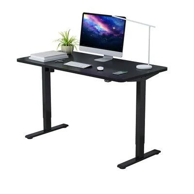 Black Electric Height Adjustable Standing Desk Y7389