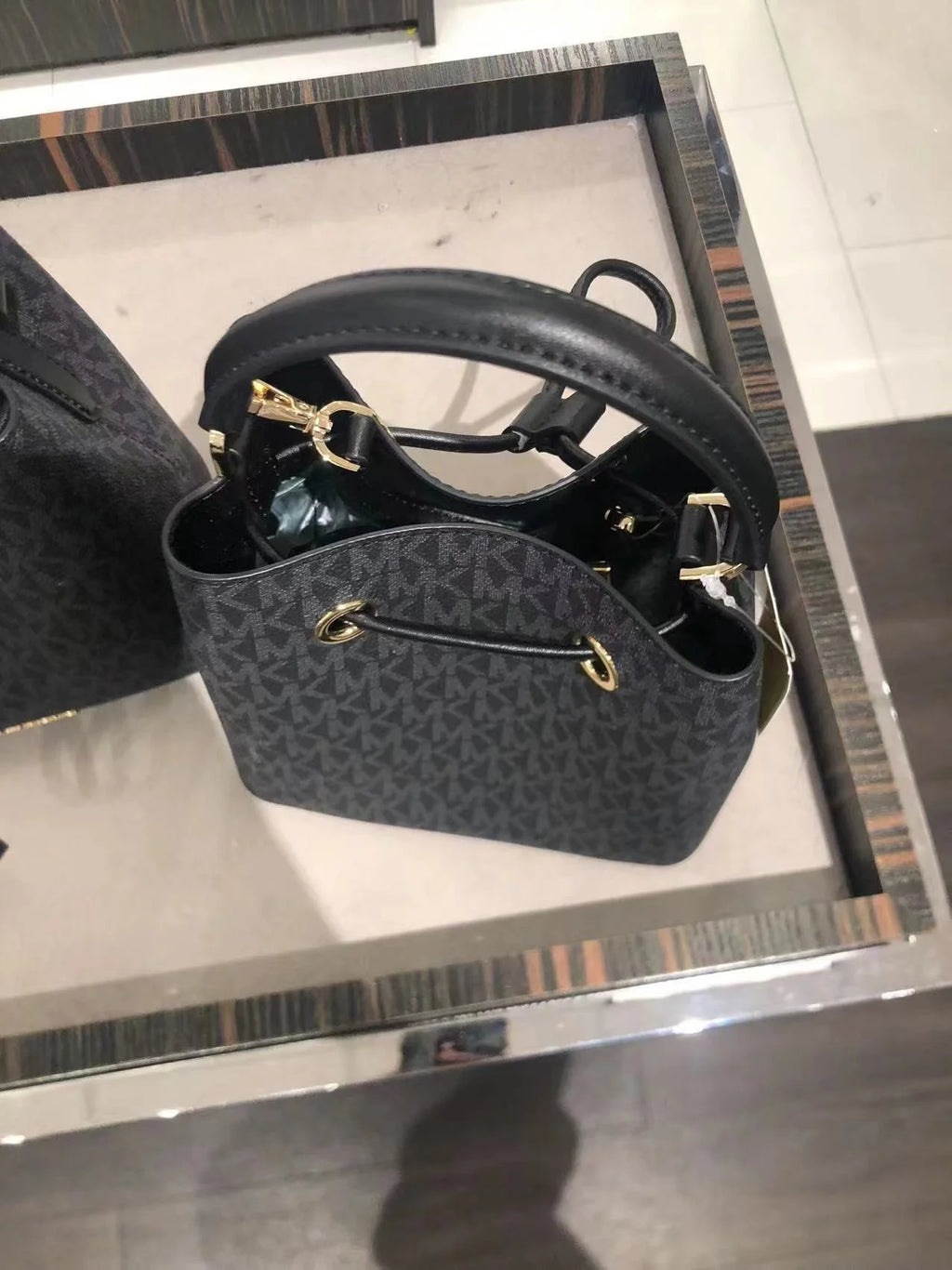 Black Small Logo Crossbody Bag M506