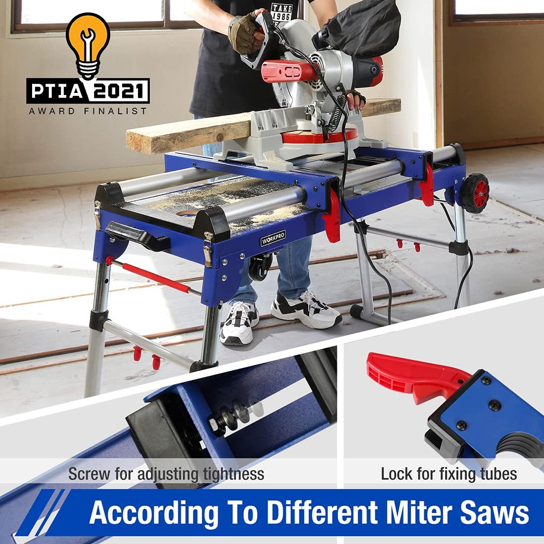 5-in-1 Portable Folding Miter Saw Stand N263590