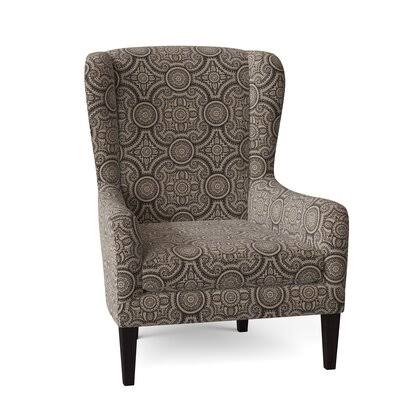 Coral Pink Wingback Chair Q6746