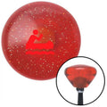 Orange Retro Metal Flake Shift Knob with M16 x 1.5 Insert P4709