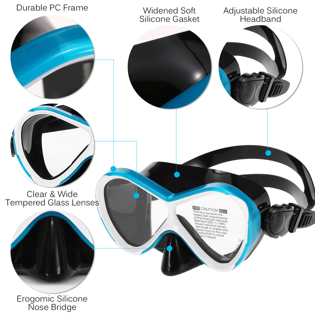 Snorkel Tube with Lens Adjustable Y7236