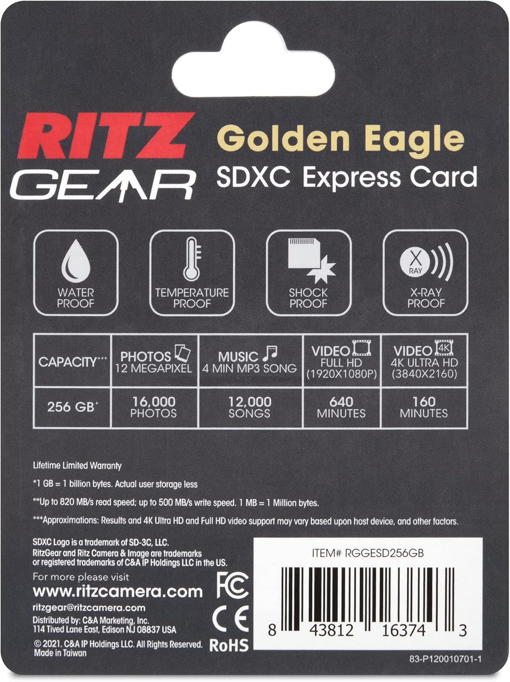 256GB SD Express Card with Reader Z6972