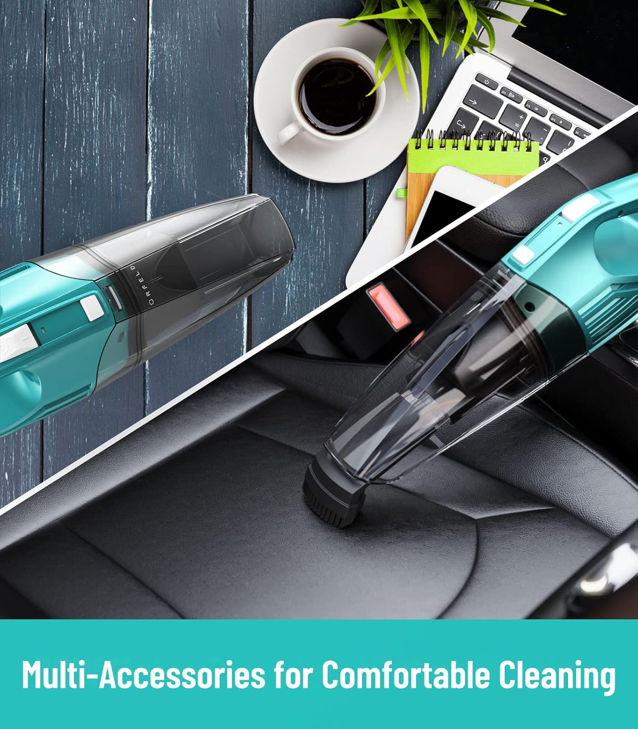 Green 7500Pa Cordless Handheld Vacuum R895