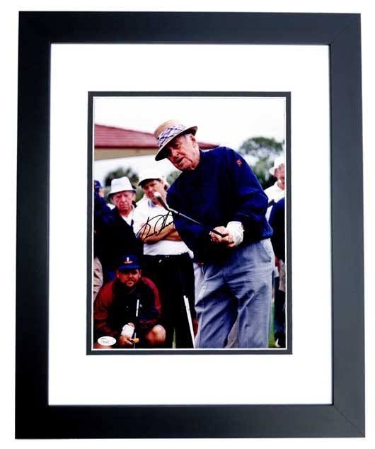Sam Snead Signed Golf 11 x 14 in. Photo Black Custom Frame K5053