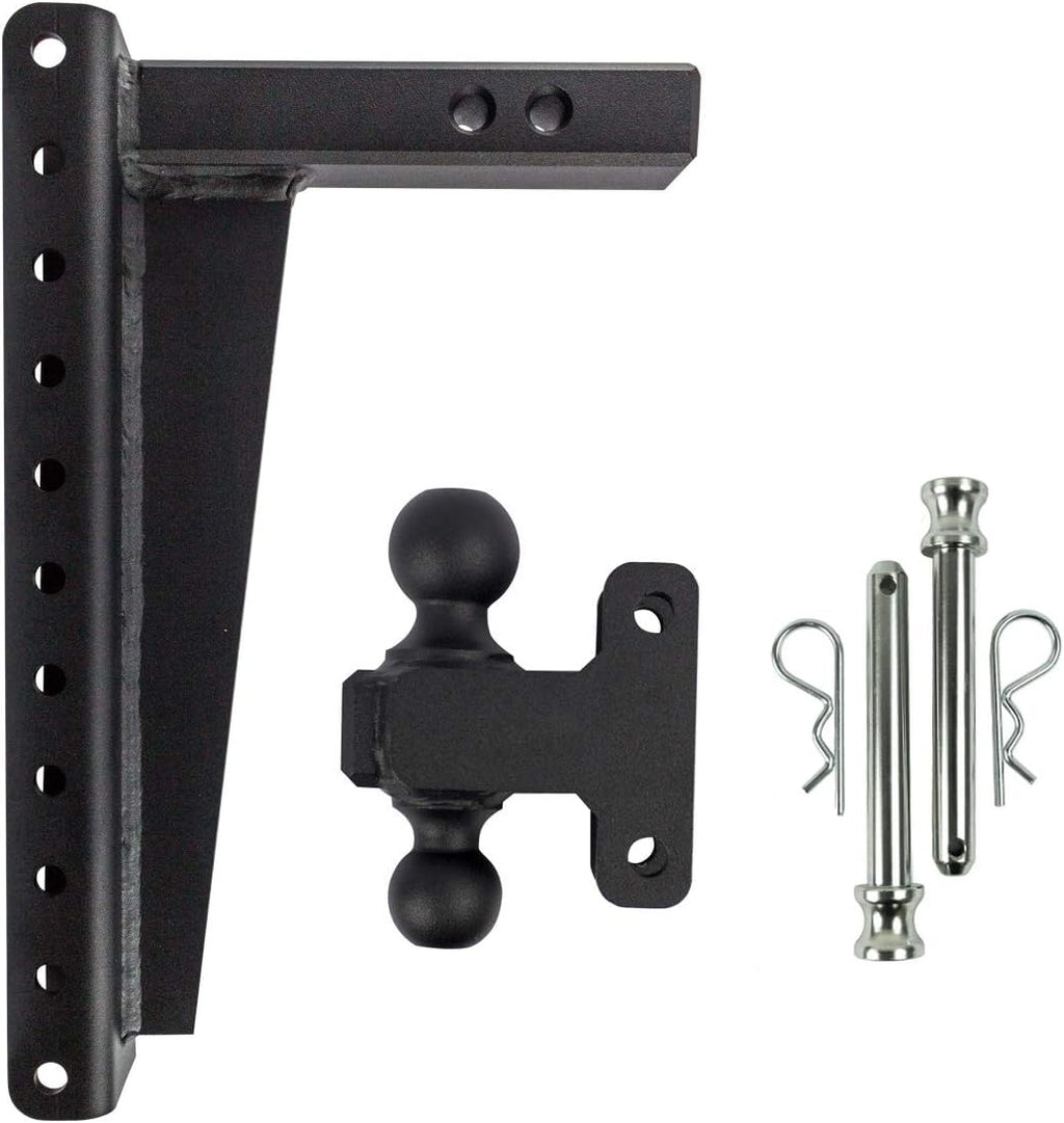 2.0" Adjustable Heavy Duty Trailer Hitch with Dual Ball O758
