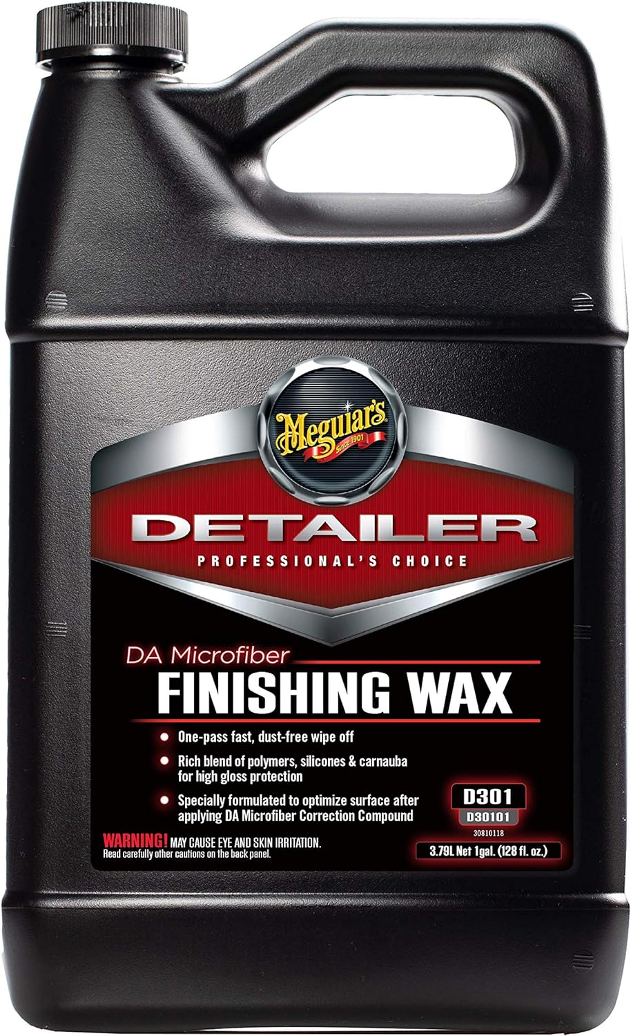 DA Microfiber Finishing Wax - 1 Gallon Pack of 2 P48388