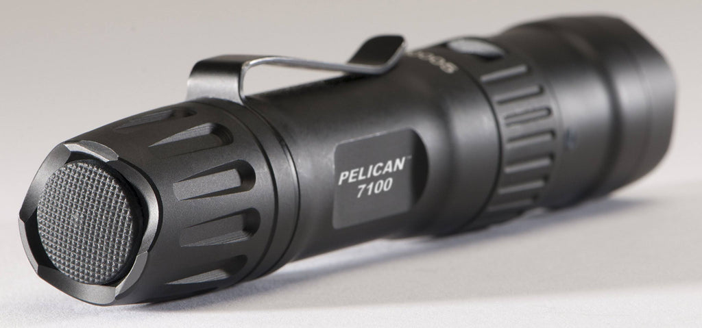 Black USB-Rechargeable Flashlight V8765
