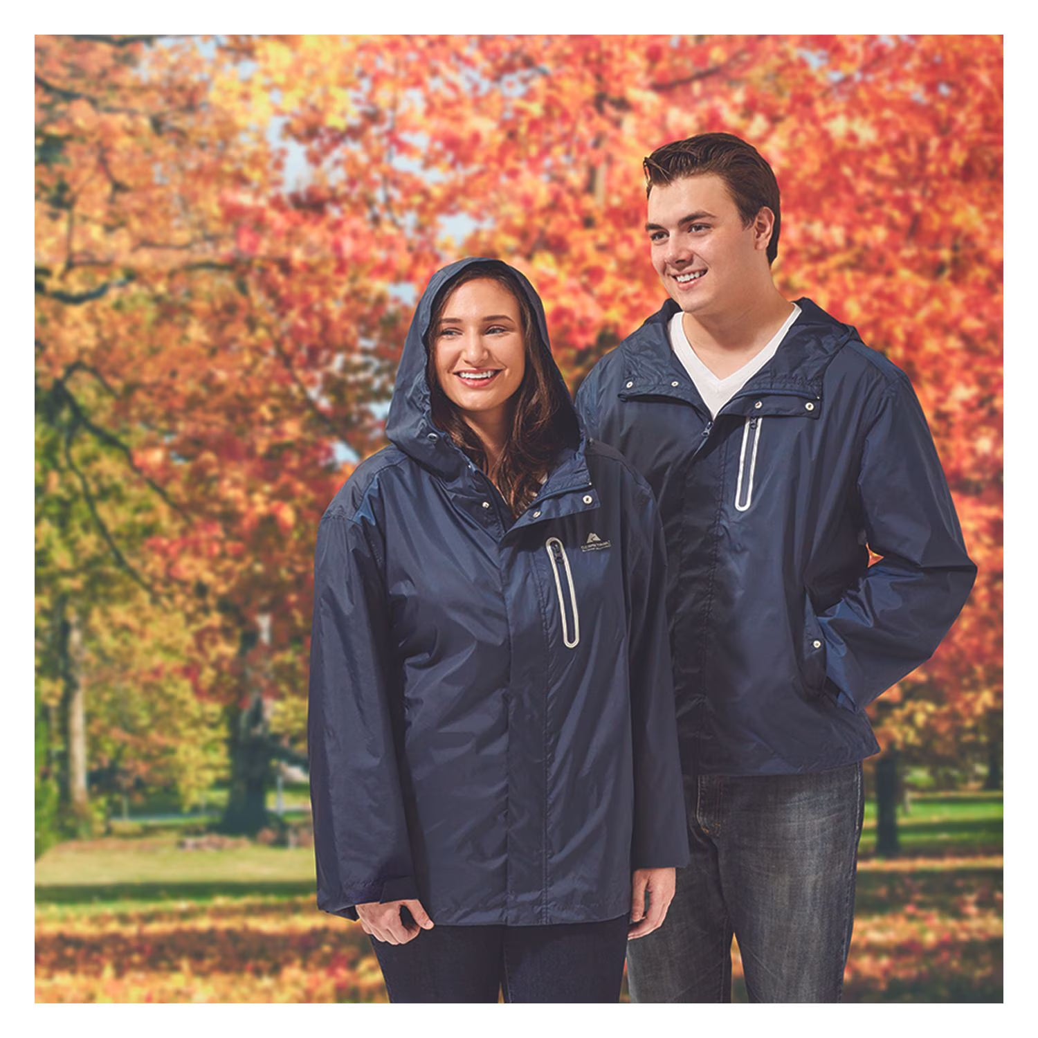 Blue Cove Long Sleeve Rain Jacket J7228