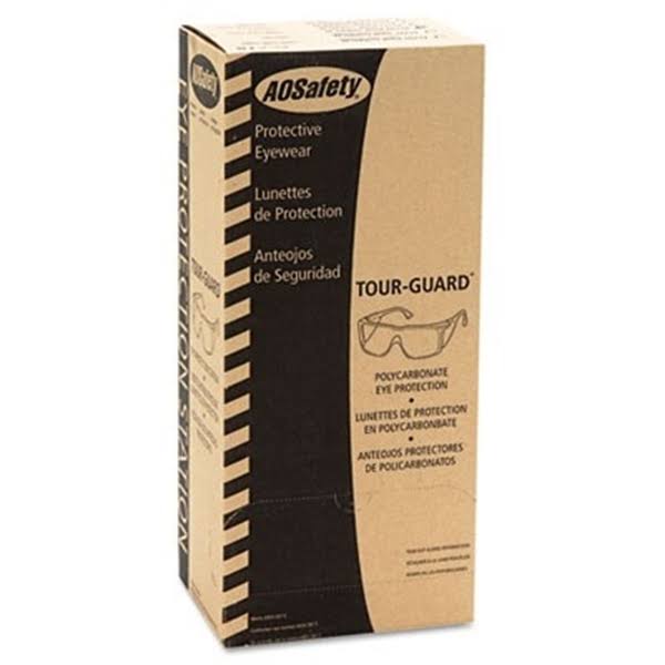 Clear Frame Safety Glasses, 20/Box R83882