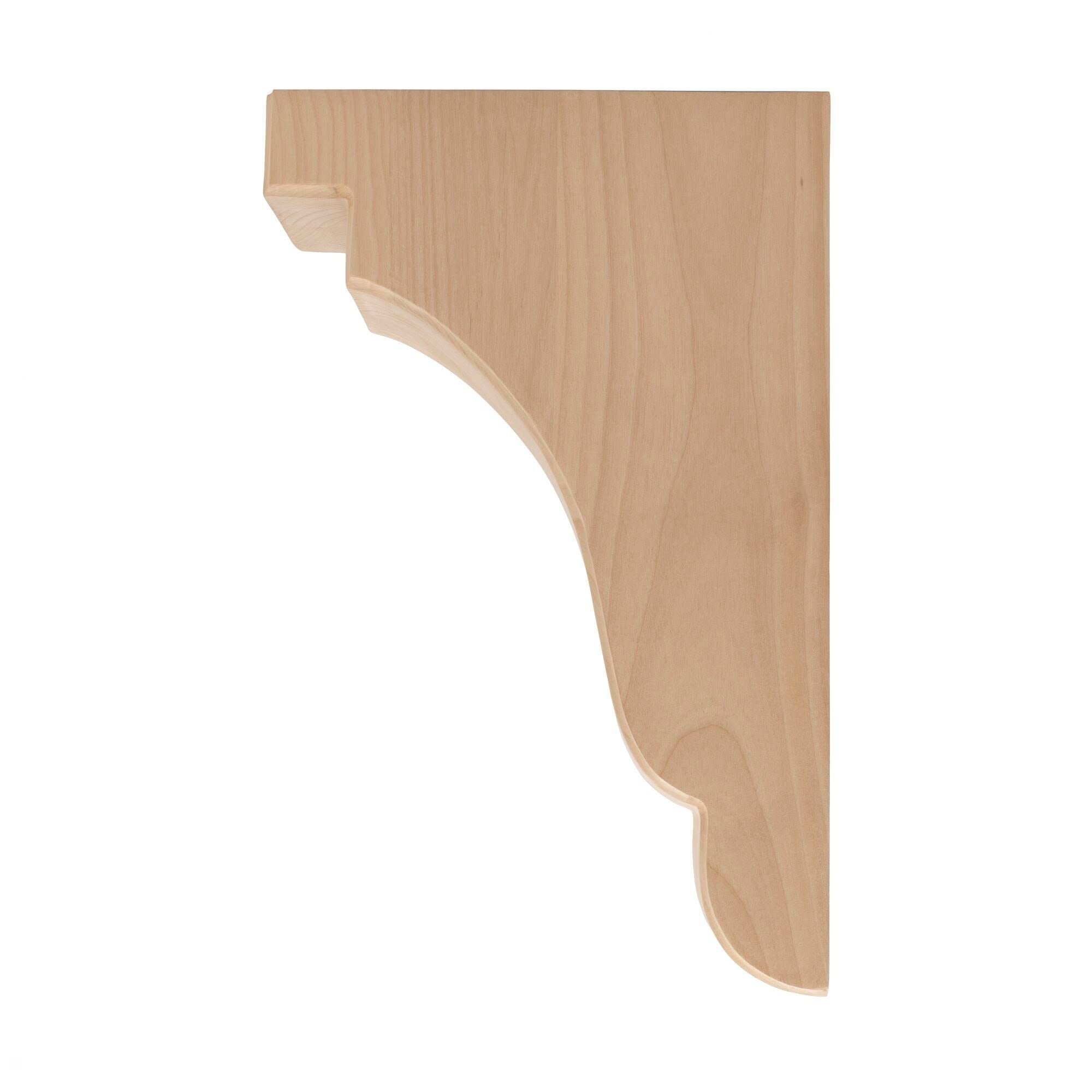 Large Plain Wood Corbel H8856