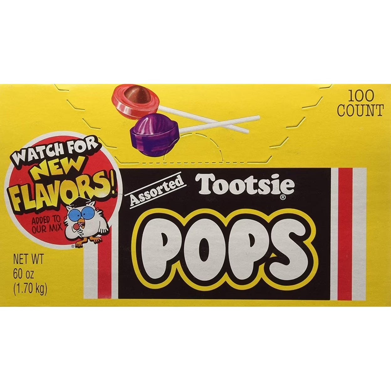 Assorted Tootsie Pops - 100 Count Y565