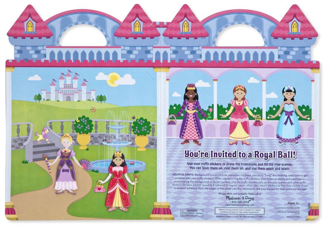 Reusable Puffy Stickers - Princess M685233
