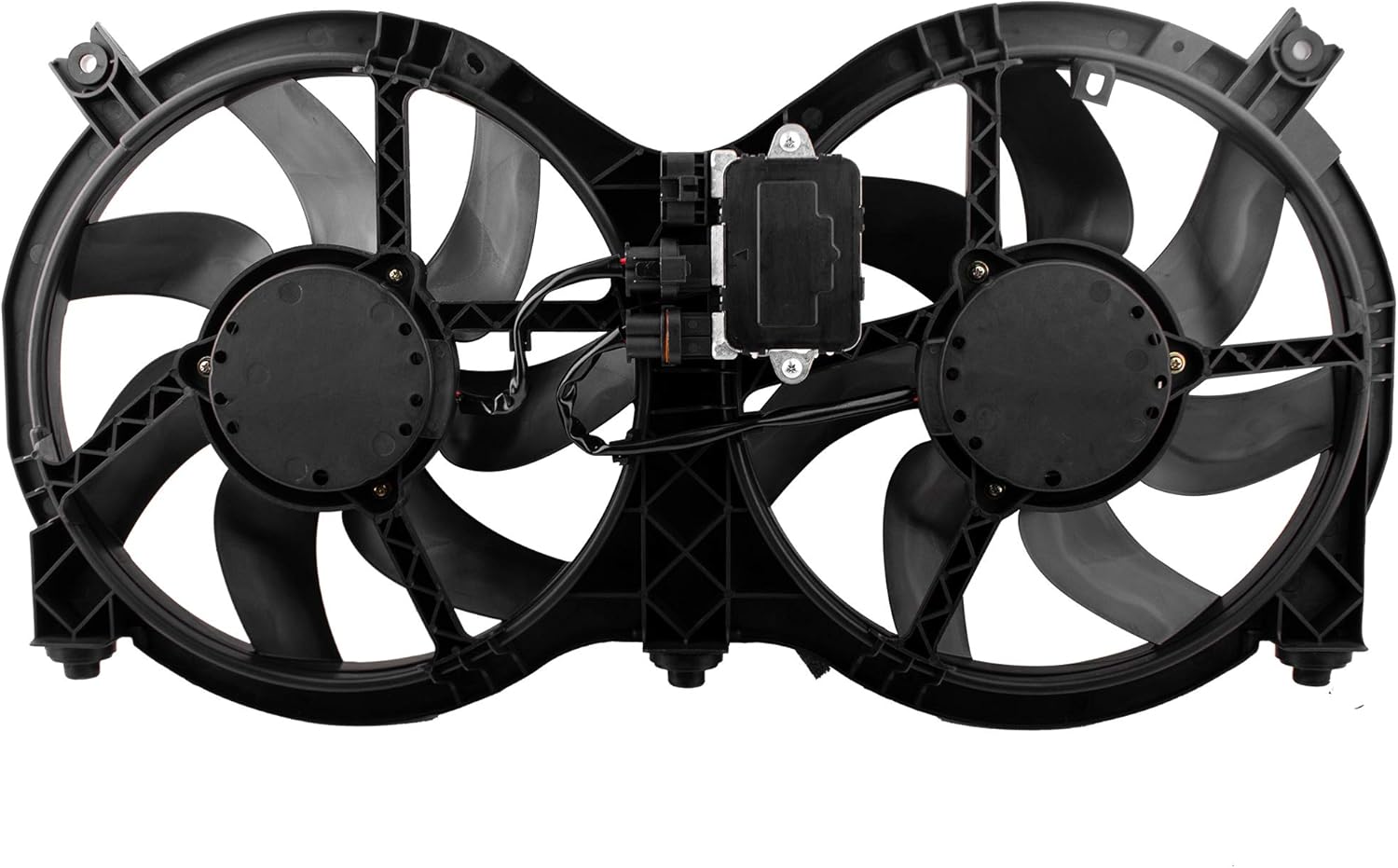 Dual Radiator and Condenser Cooling Fan Motor Assembly Q79155