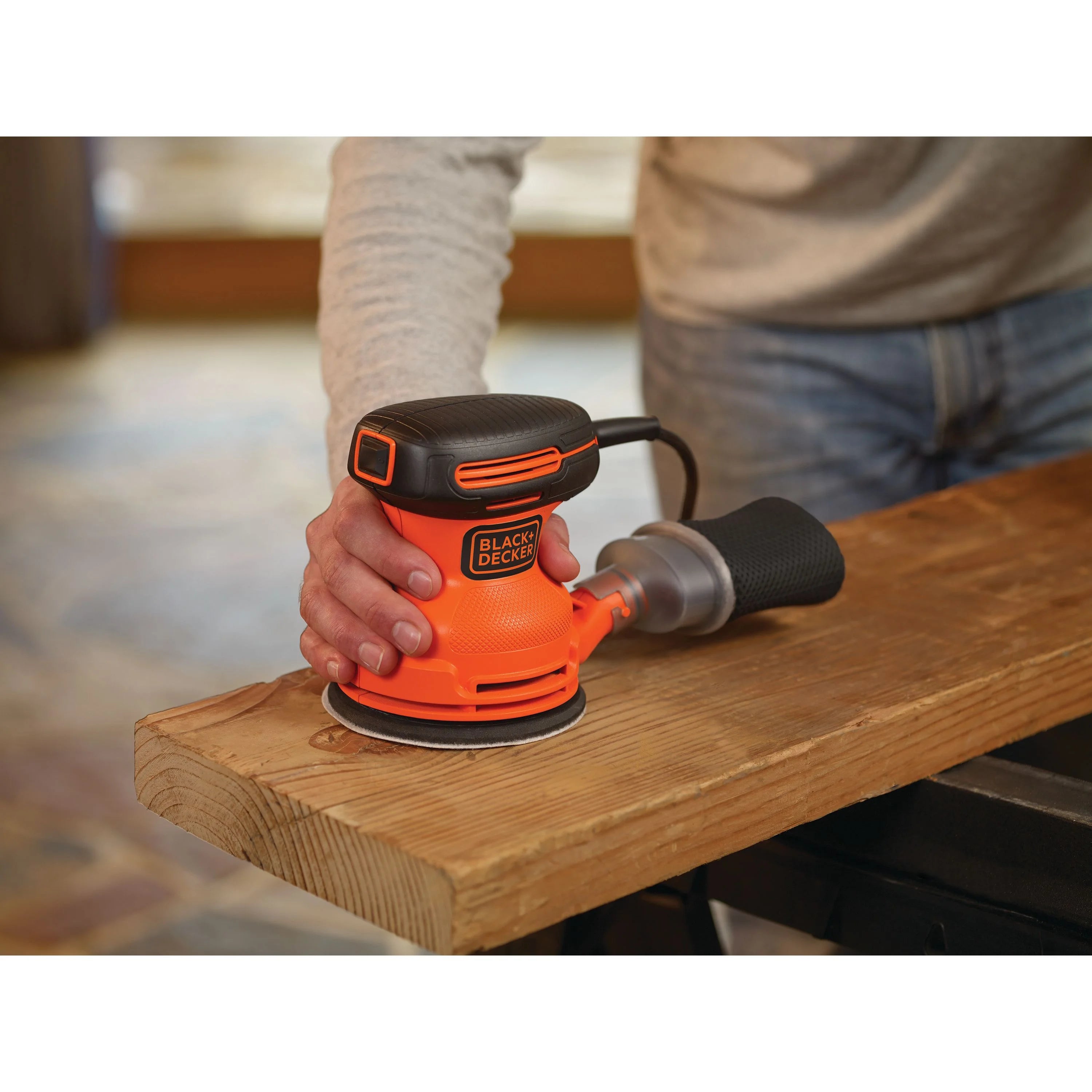 120V 2 Amp Brushed 5 in. Corded Random Orbit Sander J273