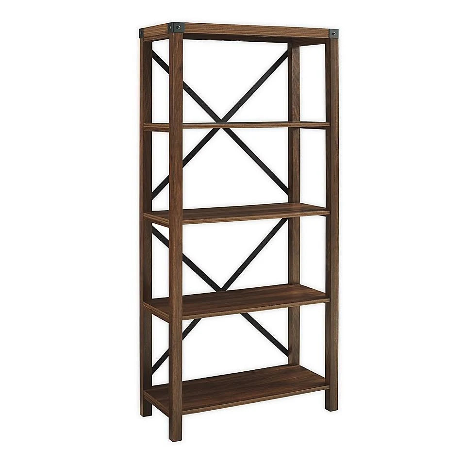Dark Walnut Bookcase N273