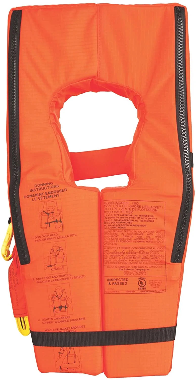 PFD I160 IND MED/USCG/Solas ORG A936