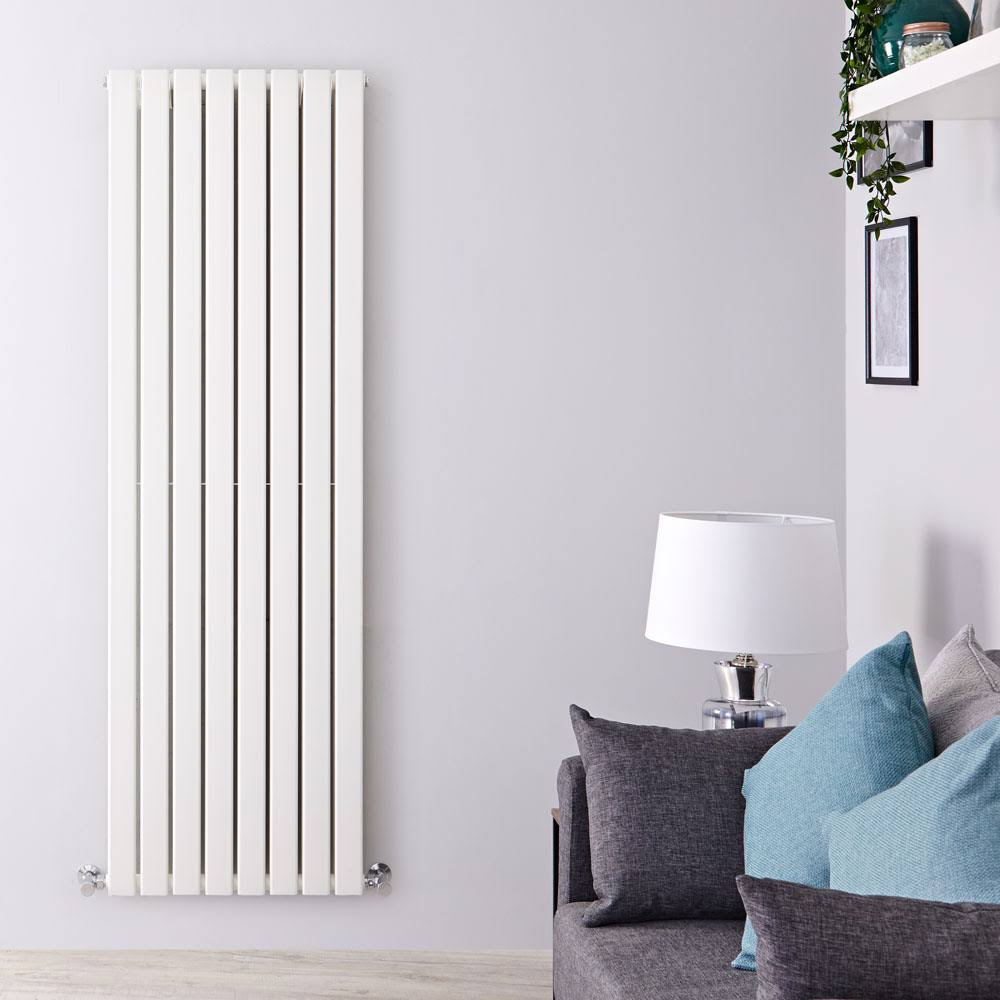 White Vertical Hot Water Radiator X767969