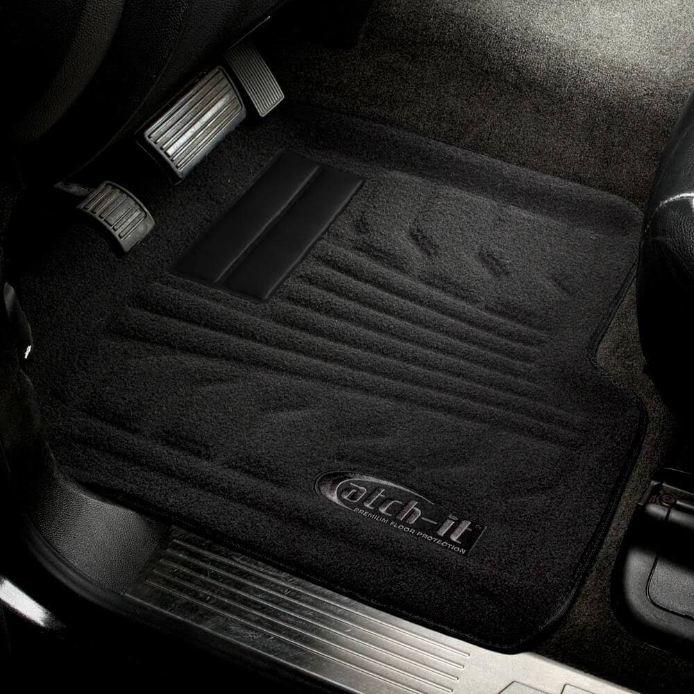 Black Front Carpet Floor Mat L237