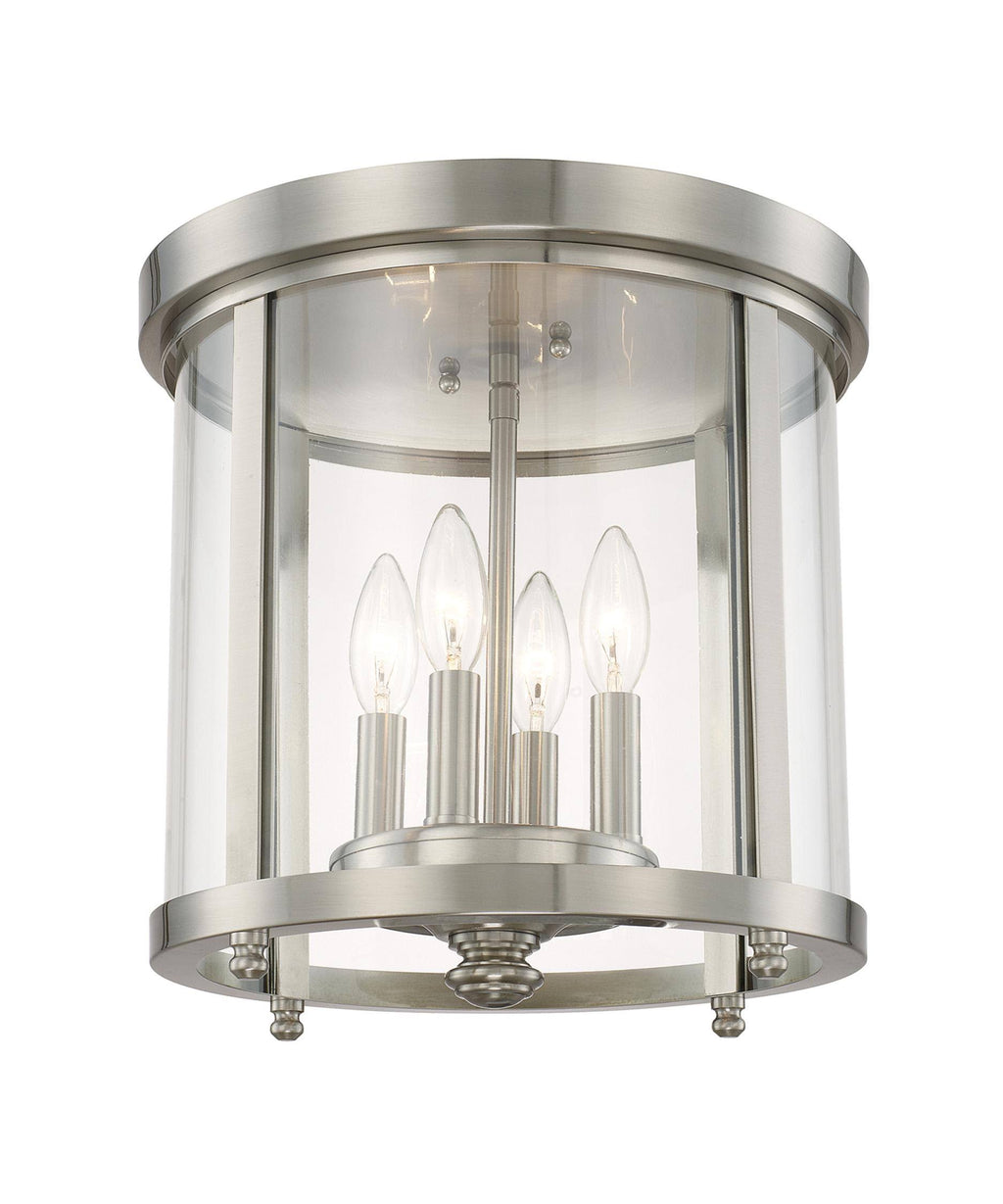 Brushed Nickel Flush Mount Light B706