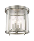 Brushed Nickel Flush Mount Light B706