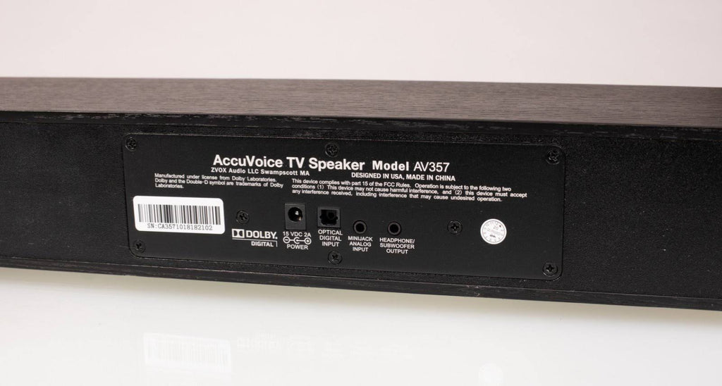 24x22 Wood TV Speaker with 12 Levels of Voice Boost L821