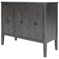 Grey Wooden Accent Storage Cabinet with Adjustable Shelf G92951