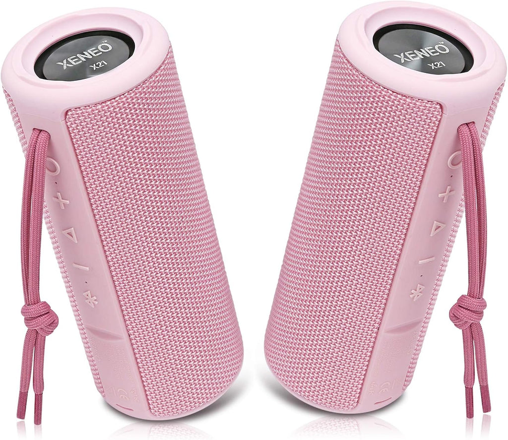 Portable Outdoor Wireless Bluetooth Speaker with FM Radio, Micro SD Card Slot, AUX, Hard Travel Case Included W1676