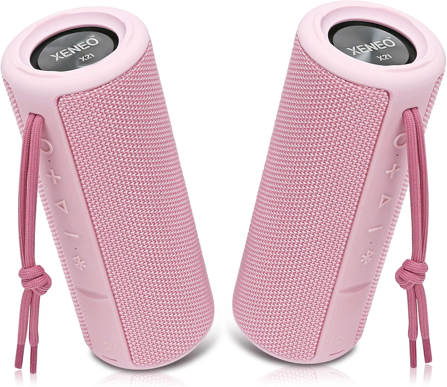 Portable Outdoor Wireless Bluetooth Speaker with FM Radio, Micro SD Card Slot, AUX, Hard Travel Case Included W1676