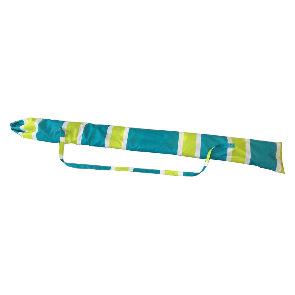 Striped Beach Umbrella with Carry Bag J699