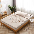 Queen Khaki Packable Travel Airbed Sheet Set with Carrying Bag I999927