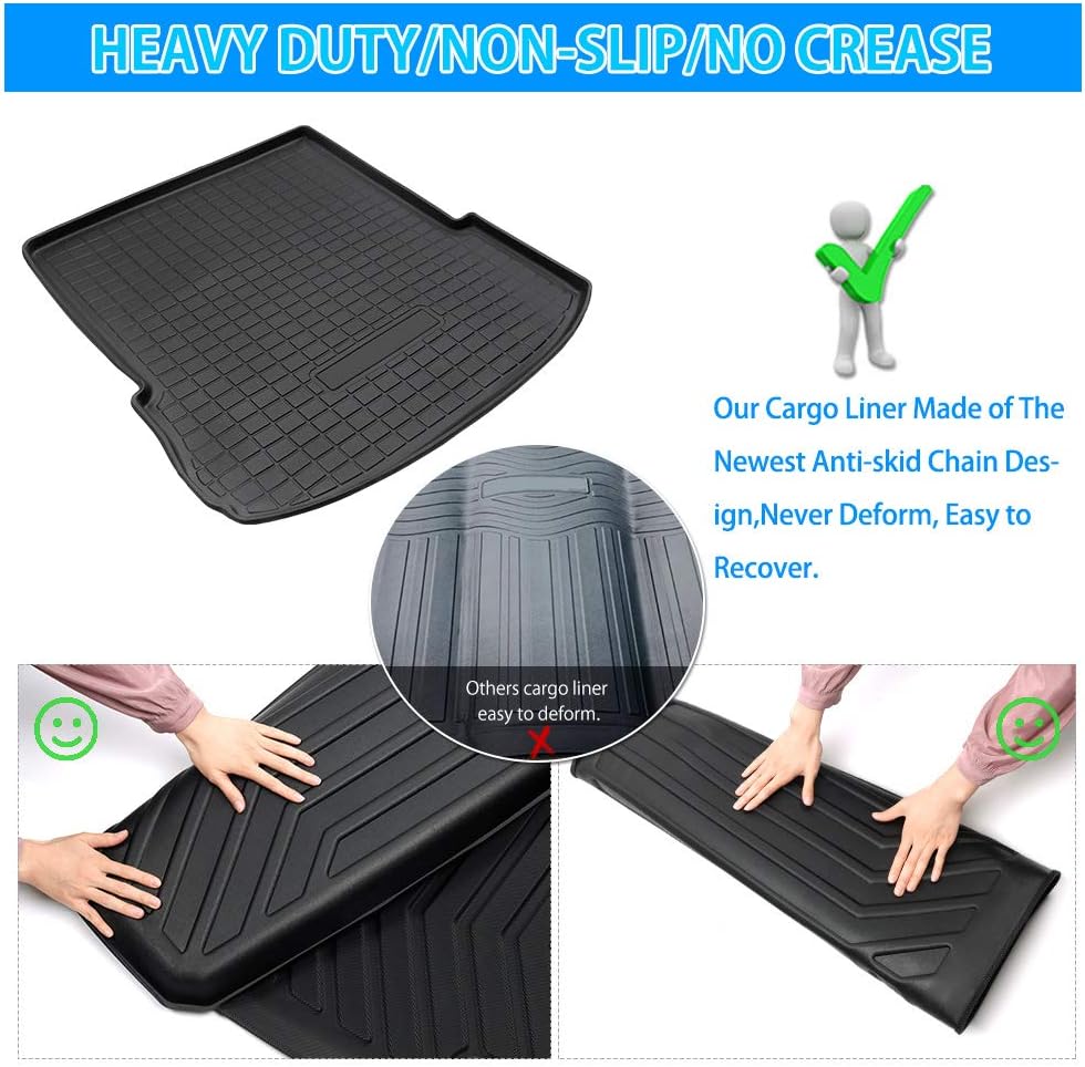 Custom Fit Cargo Liner Trunk Mat Pack of 2 B751