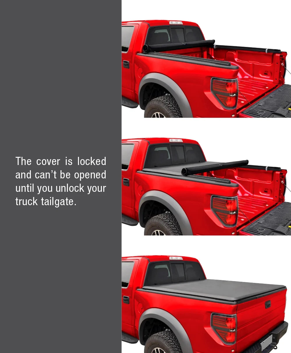 Soft Roll-up Truck Bed Tonneau Cover H758105