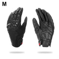 Motorcycle Gloves with Carbon Fiber Protective Hard Knuckles U6274