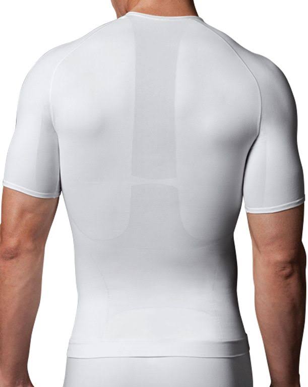 White V-Neck Tee B6198