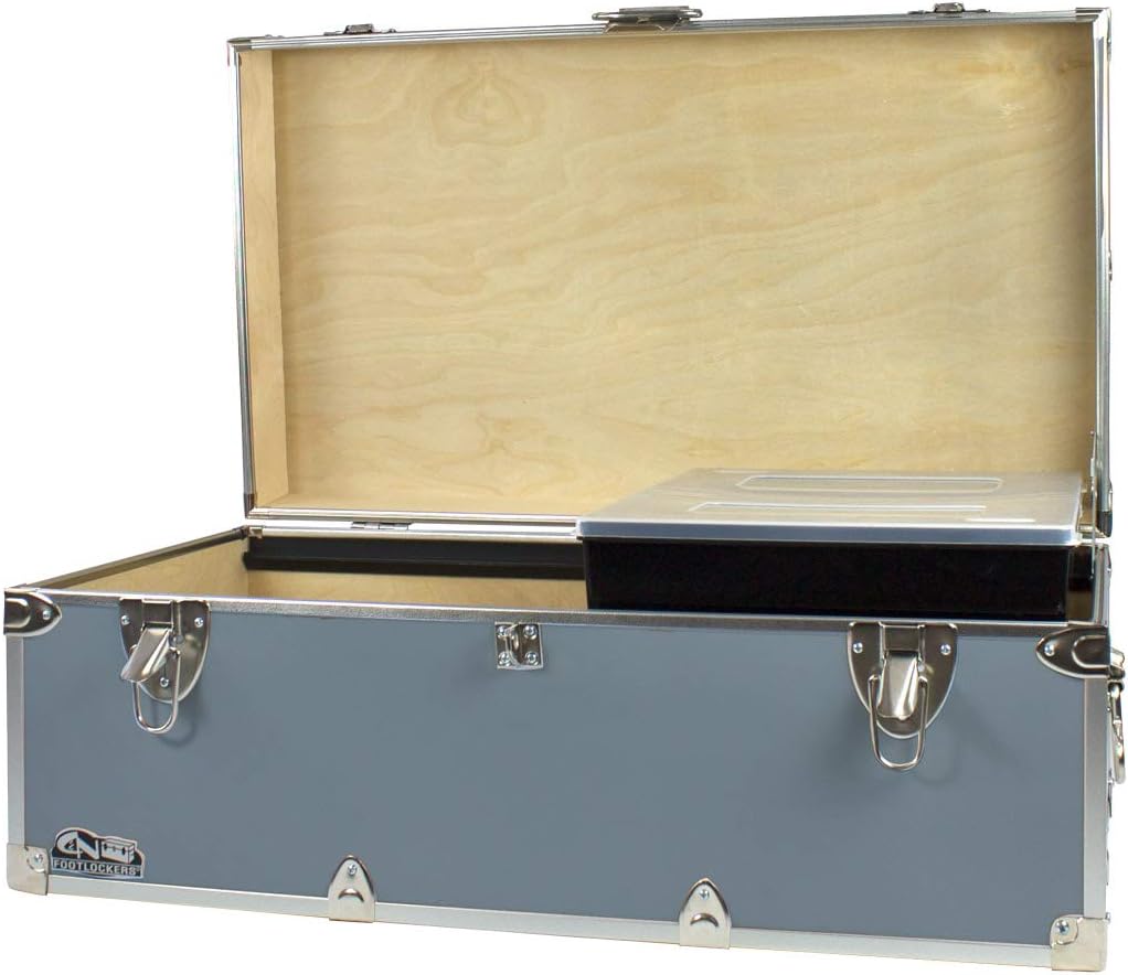 Mint Footlocker Storage Chest with Organizer Tray U999